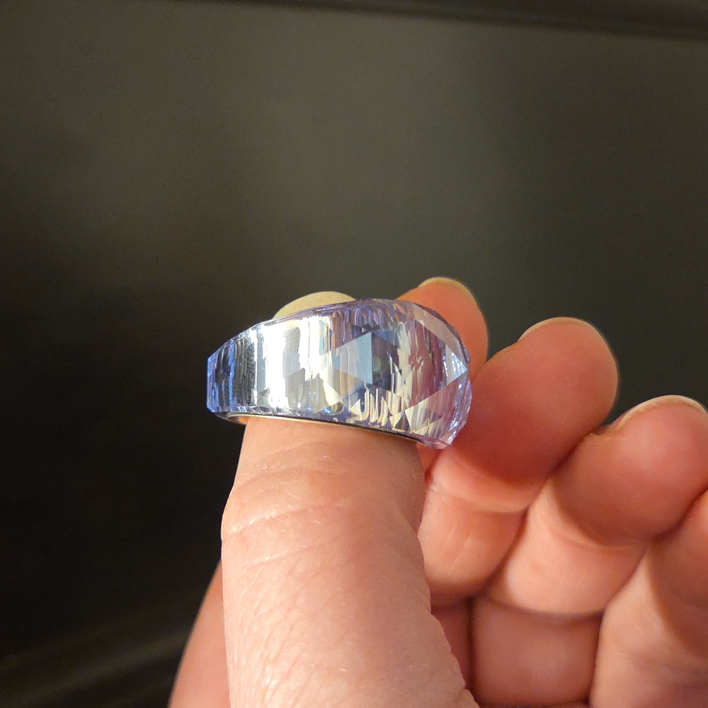 Brand New Swarovski Small Rose Pink Nirvana Ring Size 58 - Picture 6 of 6